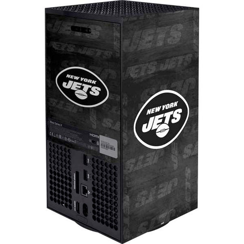 NFL New York Jets Black & White XBox Series X Digital Edition Bundle Skin