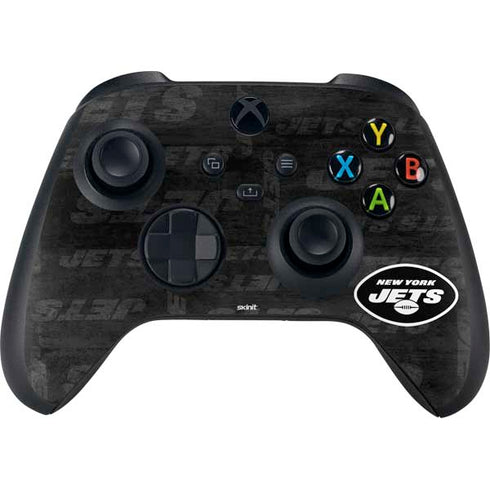 NFL New York Jets Black & White XBox Series X Digital Edition Bundle Skin