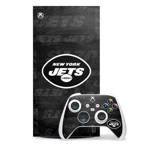 NFL New York Jets Black & White Xbox Series X Skins