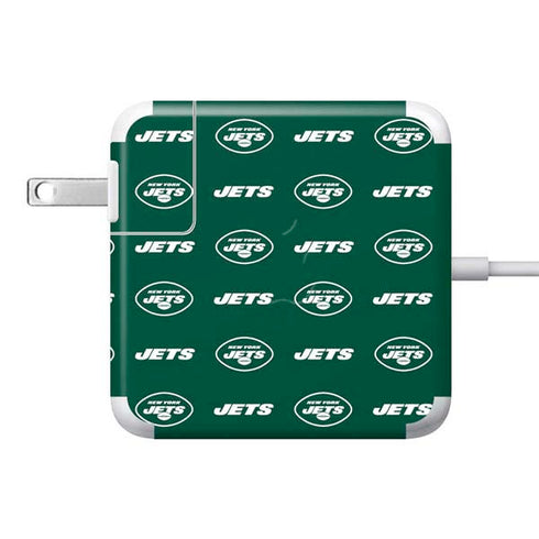 NFL New York Jets Blitz Series 85W Power Adapter (15 and 17 inch MacBook Pro Charger) Skin