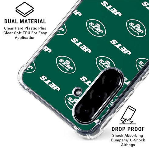 NFL New York Jets Blitz Series Galaxy A36 5G Clear Case