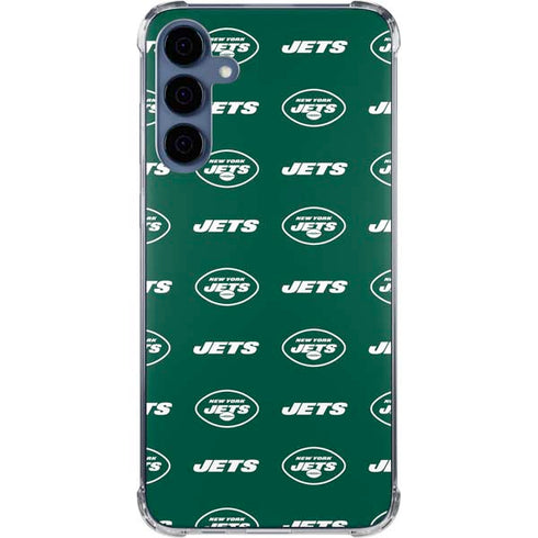 NFL New York Jets Blitz Series Galaxy A55 5G Clear Case