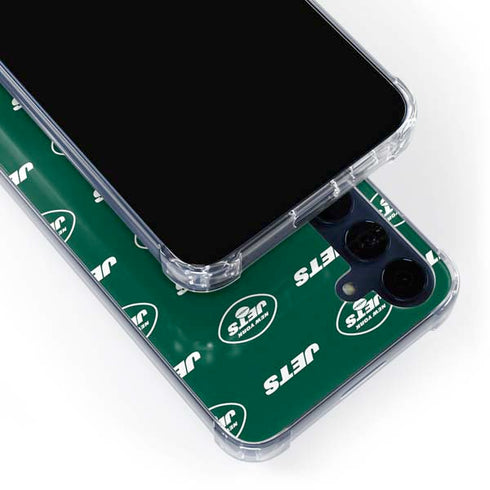 NFL New York Jets Blitz Series Galaxy A55 5G Clear Case