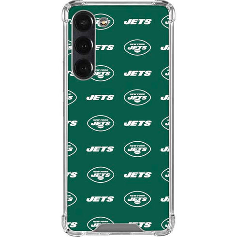 NFL New York Jets Blitz Series Galaxy S24 FE Clear Case