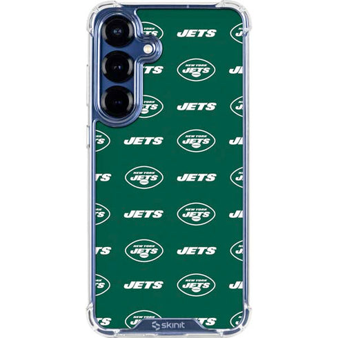 NFL New York Jets Blitz Series Galaxy S25 Plus Clear Case