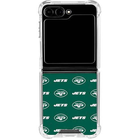 NFL New York Jets Blitz Series Galaxy Z Flip6 Clear Case