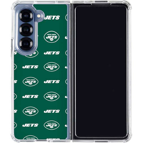 NFL New York Jets Blitz Series Galaxy Z Fold6 Clear Case