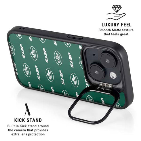 NFL New York Jets Blitz Series iPhone 15 Kickstand Case