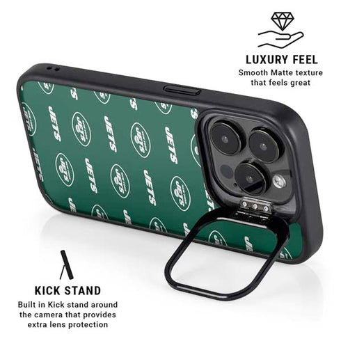 NFL New York Jets Blitz Series iPhone 15 Pro Kickstand Case