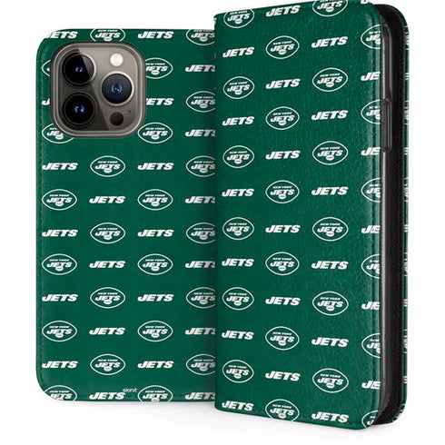NFL New York Jets Blitz Series iPhone 15 Pro Max Folio Case