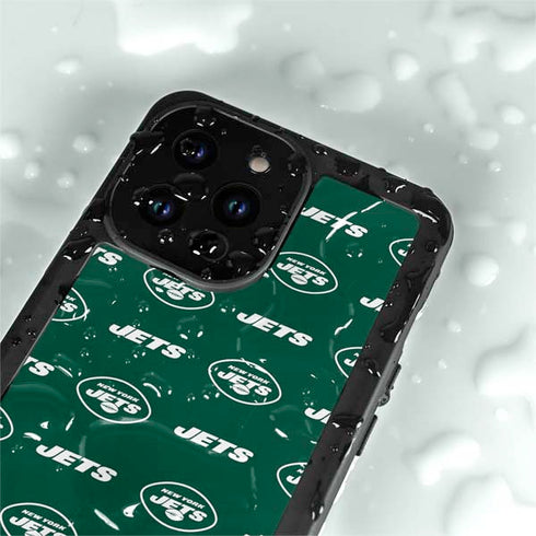 NFL New York Jets Blitz Series iPhone 15 Pro Waterproof Case