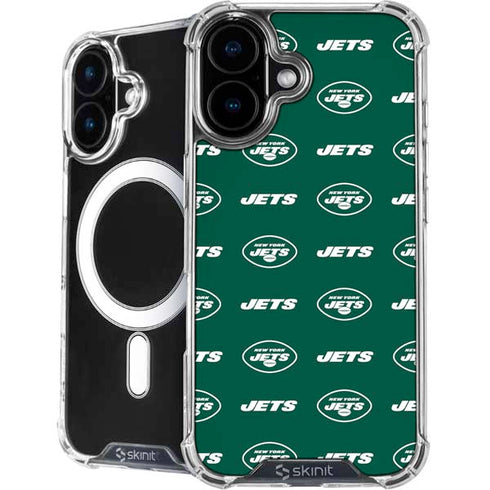 NFL New York Jets Blitz Series iPhone 16 MagSafe Case
