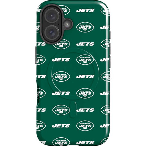 NFL New York Jets Blitz Series iPhone 16 Magsafe Impact Case