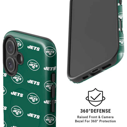 NFL New York Jets Blitz Series iPhone 16 Magsafe Impact Case