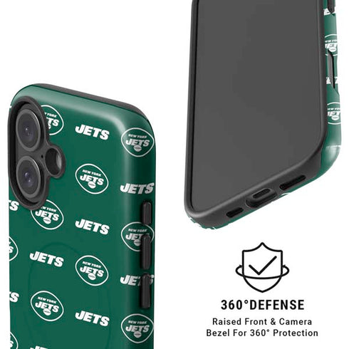 NFL New York Jets Blitz Series iPhone 16 Plus Magsafe Impact Case