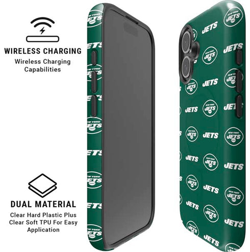 NFL New York Jets Blitz Series iPhone 16 Plus Magsafe Impact Case