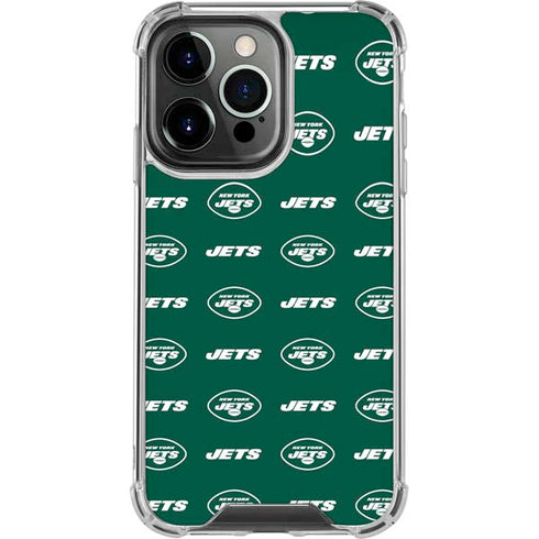 NFL New York Jets Blitz Series iPhone 16 Pro Clear Case