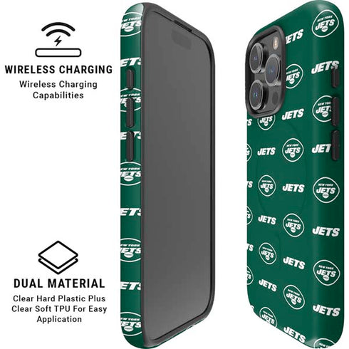 NFL New York Jets Blitz Series iPhone 16 Pro Magsafe Impact Case