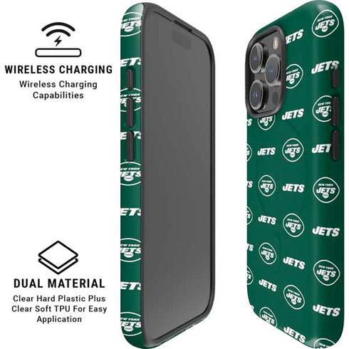 NFL New York Jets Blitz Series iPhone 16 Pro Max Magsafe Impact Case