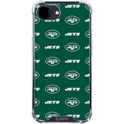NFL New York Jets Blitz Series iPhone 16e Clear Case