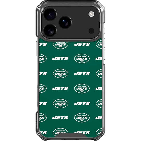 NFL New York Jets Blitz Series iPhone 18 Pro Max Clear Case