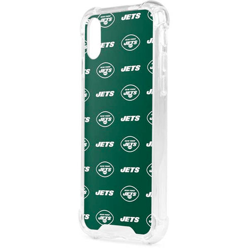 NFL New York Jets Blitz Series iPhone XS Clear Case