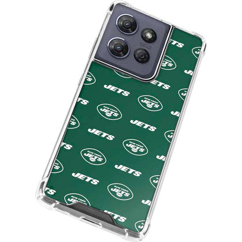 NFL New York Jets Blitz Series Moto G 5G (2025) Clear Case
