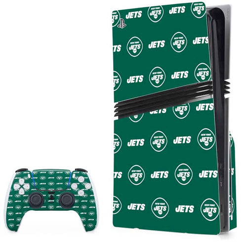 NFL New York Jets Blitz Series PS5 Pro Disk Bundle Skin