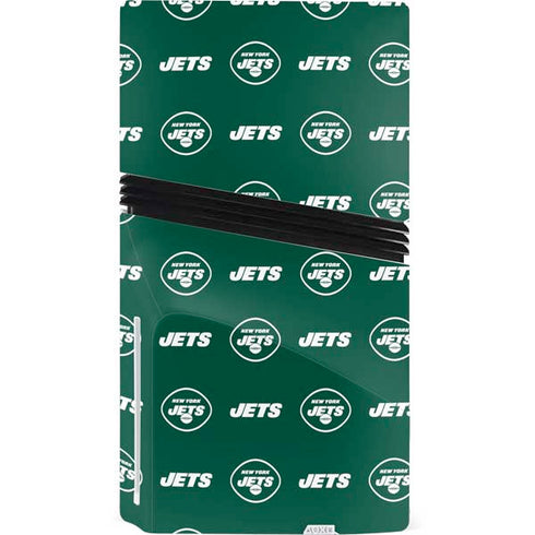 NFL New York Jets Blitz Series PS5 Pro Disk Console Skin