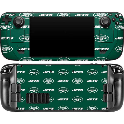 NFL New York Jets Blitz Series Steam Deck Handheld Gaming Computer OLED Skin