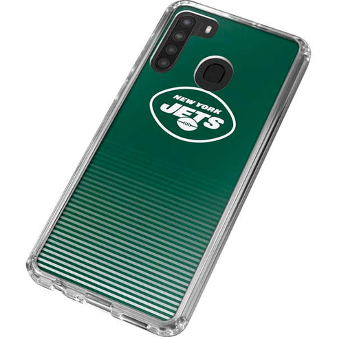 NFL New York Jets Breakaway Galaxy A21 Clear Case
