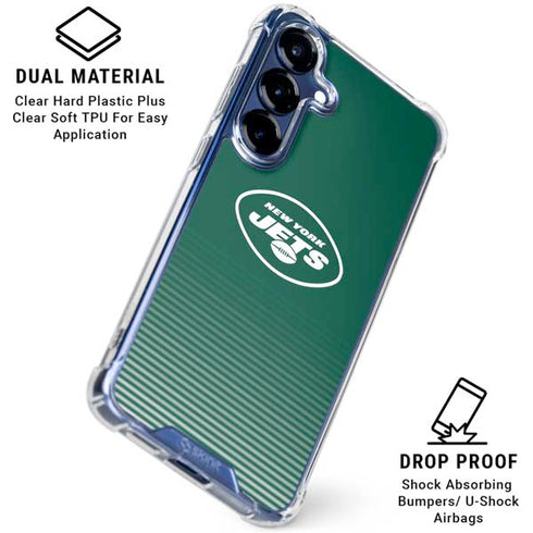 NFL New York Jets Breakaway Galaxy S25 Plus Clear Case