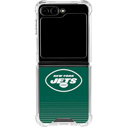 NFL New York Jets Breakaway Galaxy Z Flip6 Clear Case