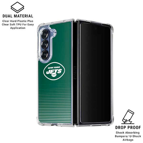 NFL New York Jets Breakaway Galaxy Z Fold6 Clear Case