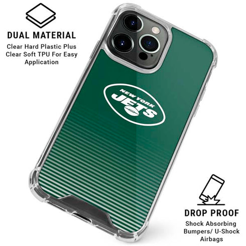 NFL New York Jets Breakaway iPhone 16 Pro Max Clear Case