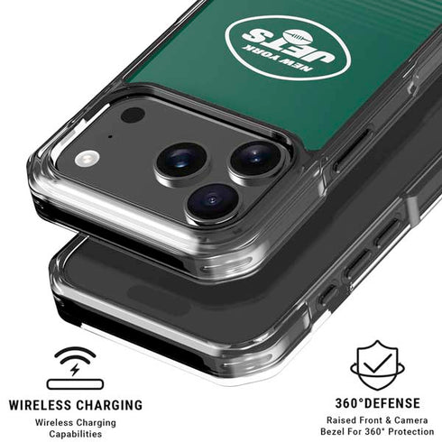 NFL New York Jets Breakaway iPhone 18 Pro Clear Case
