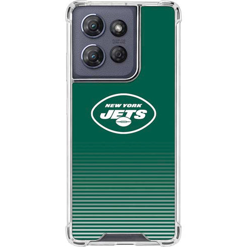 NFL New York Jets Breakaway Moto G 5G (2025) Clear Case