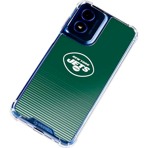 NFL New York Jets Breakaway Moto G 5G (2024) Clear Case