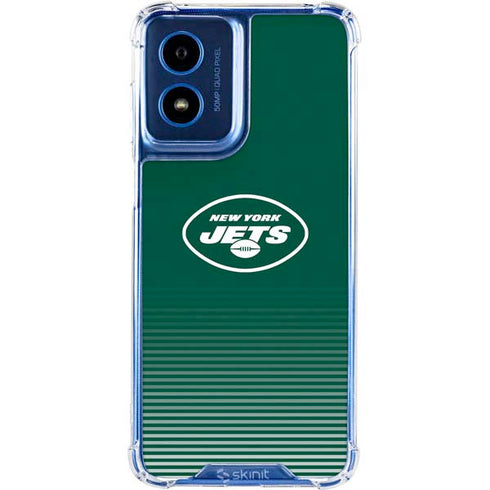 NFL New York Jets Breakaway Moto G Play 4G (2024) Clear Case