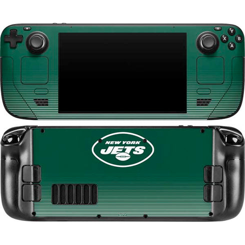 NFL New York Jets Breakaway Steam Deck Handheld Gaming Computer OLED Skin