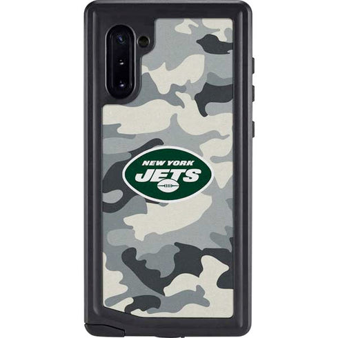 NFL New York Jets Camo Galaxy Note 10 Waterproof Case