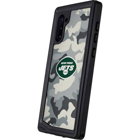 NFL New York Jets Camo Galaxy Note 10 Waterproof Case