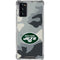 NFL New York Jets Camo Galaxy Note20 5G Clear Case