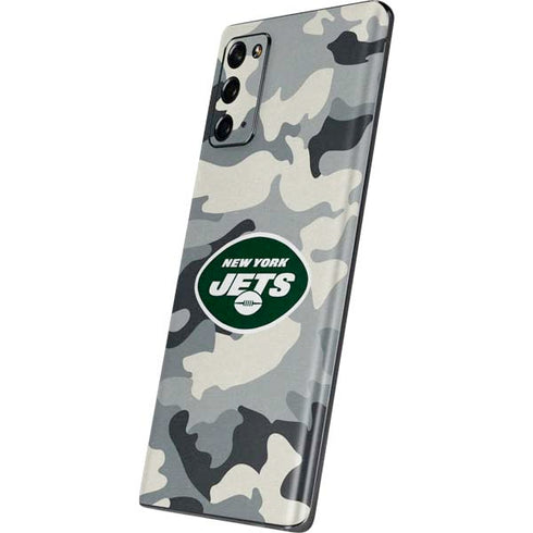 NFL New York Jets Camo Galaxy Note20 5G Skin