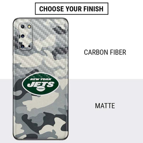 NFL New York Jets Camo Galaxy S20 Skin