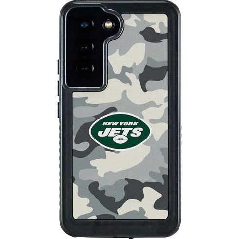 NFL New York Jets Camo Galaxy S24 Waterproof Case