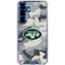 NFL New York Jets Camo Galaxy S25 Plus Clear Case