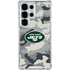 NFL New York Jets Camo Galaxy S25 Ultra Clear Case