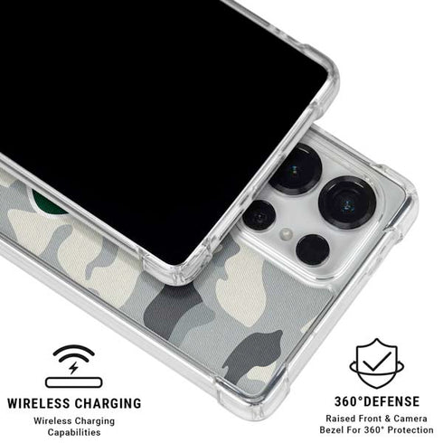 NFL New York Jets Camo Galaxy S25 Ultra Clear Case