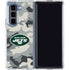 NFL New York Jets Camo Galaxy Z Fold5 5G Clear Case